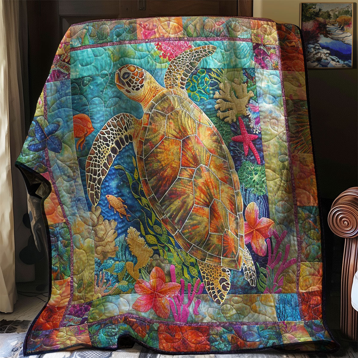 Turtle Bliss WN0808038CL Quilt