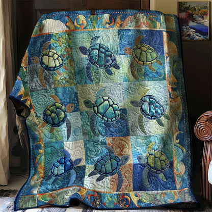 Turtle Blues WN0808047CL Quilt