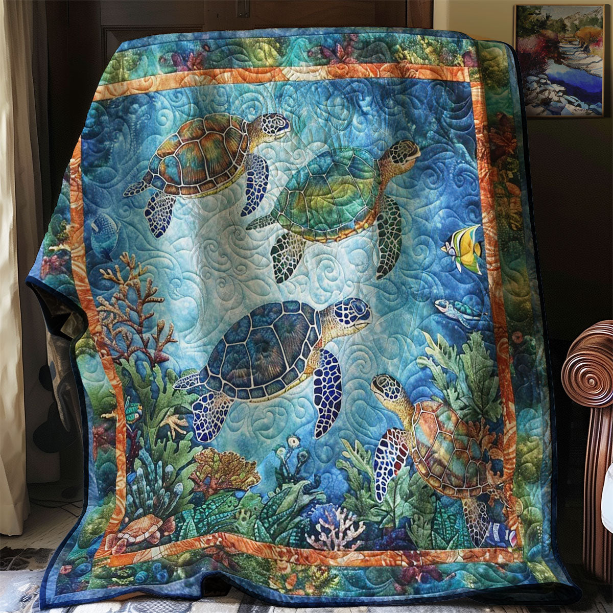 Turtle Current Bliss WN0808070CL Quilt