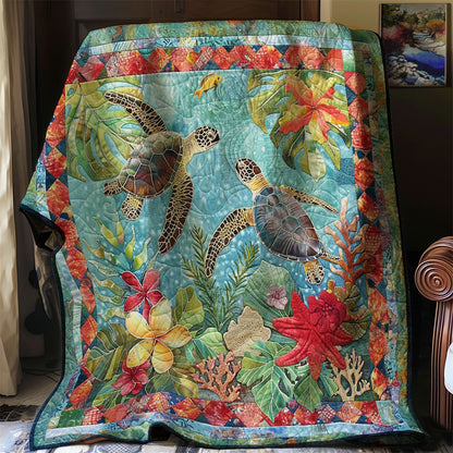 Turtle Journey WN0808036CL Quilt