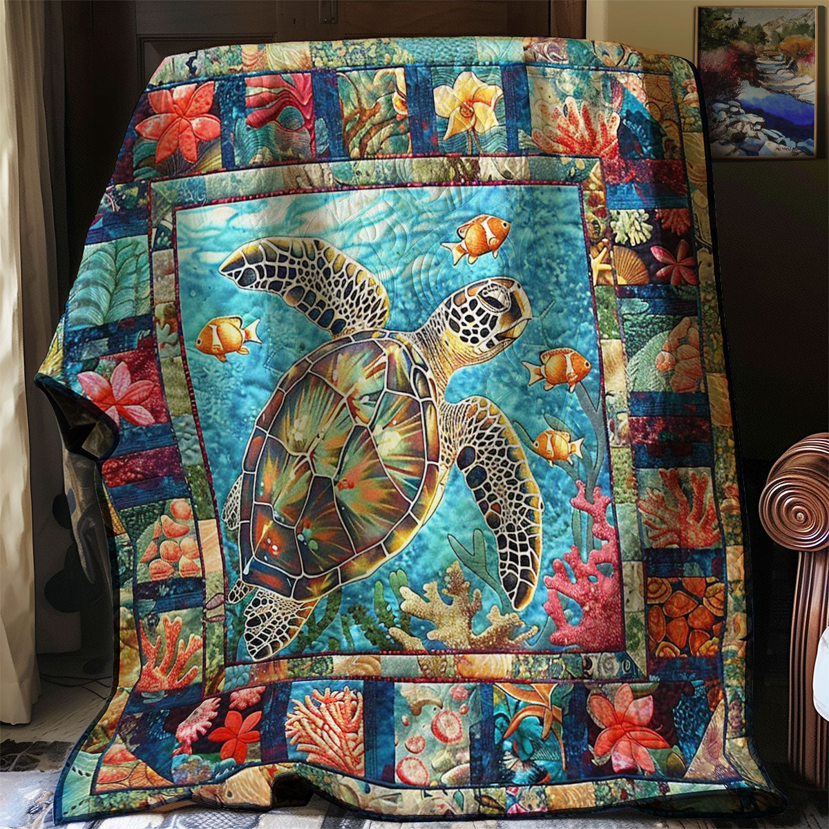 Turtle Odyssey WN0808041CL Quilt