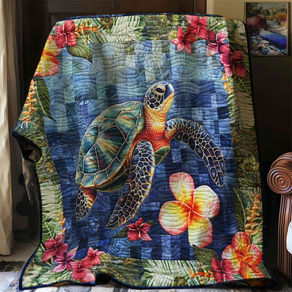 Turtle Tide Blossoms WN3007001CL Quilt