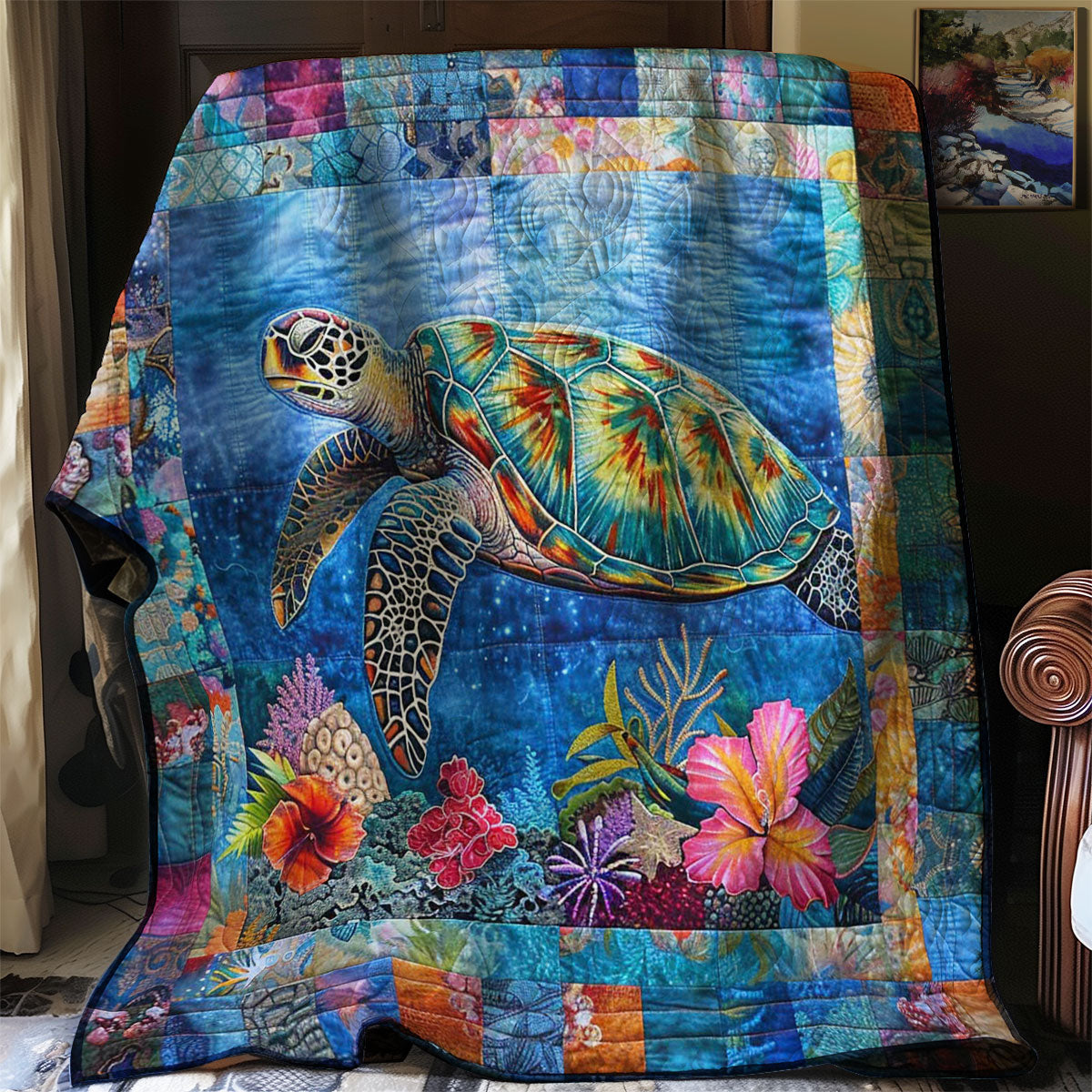 Turtle Waters WN0808043CL Quilt