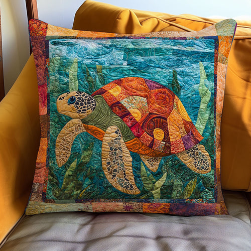 Turtle and Sea WN0108024CL Quilt Pillow Case