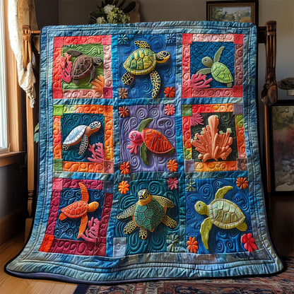 Turtle's Ocean Bliss WN2408125CL Quilt