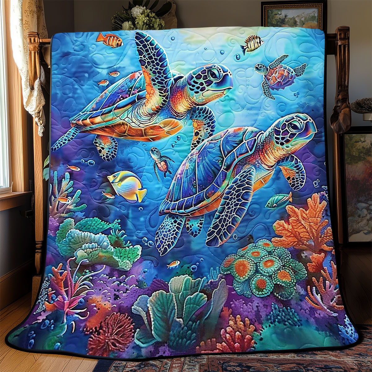 Turtle's Reef Expedition WN2408120CL Quilt