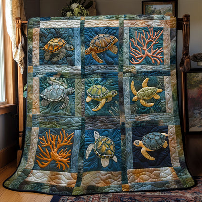 Turtle's Reef Sanctuary WN2408124CL Quilt