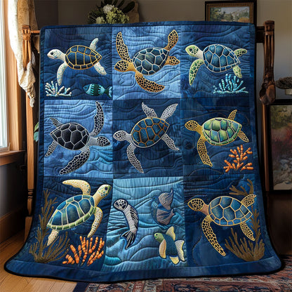 Turtle's Reef Wonderland WN2408132CL Quilt