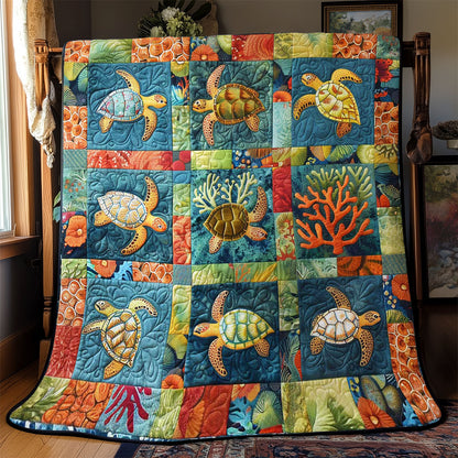 Turtle's Seafloor Serenity WN2408126CL Quilt