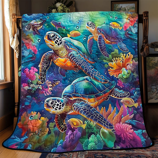 Turtle's Undersea Adventure WN2408121CL Quilt