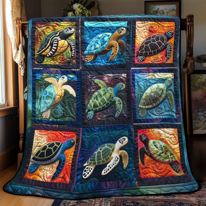 Turtles' Tranquil Sanctuary WN2408067CL Quilt