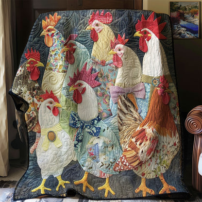 Type Of Chickens WM3008011CL Quilt
