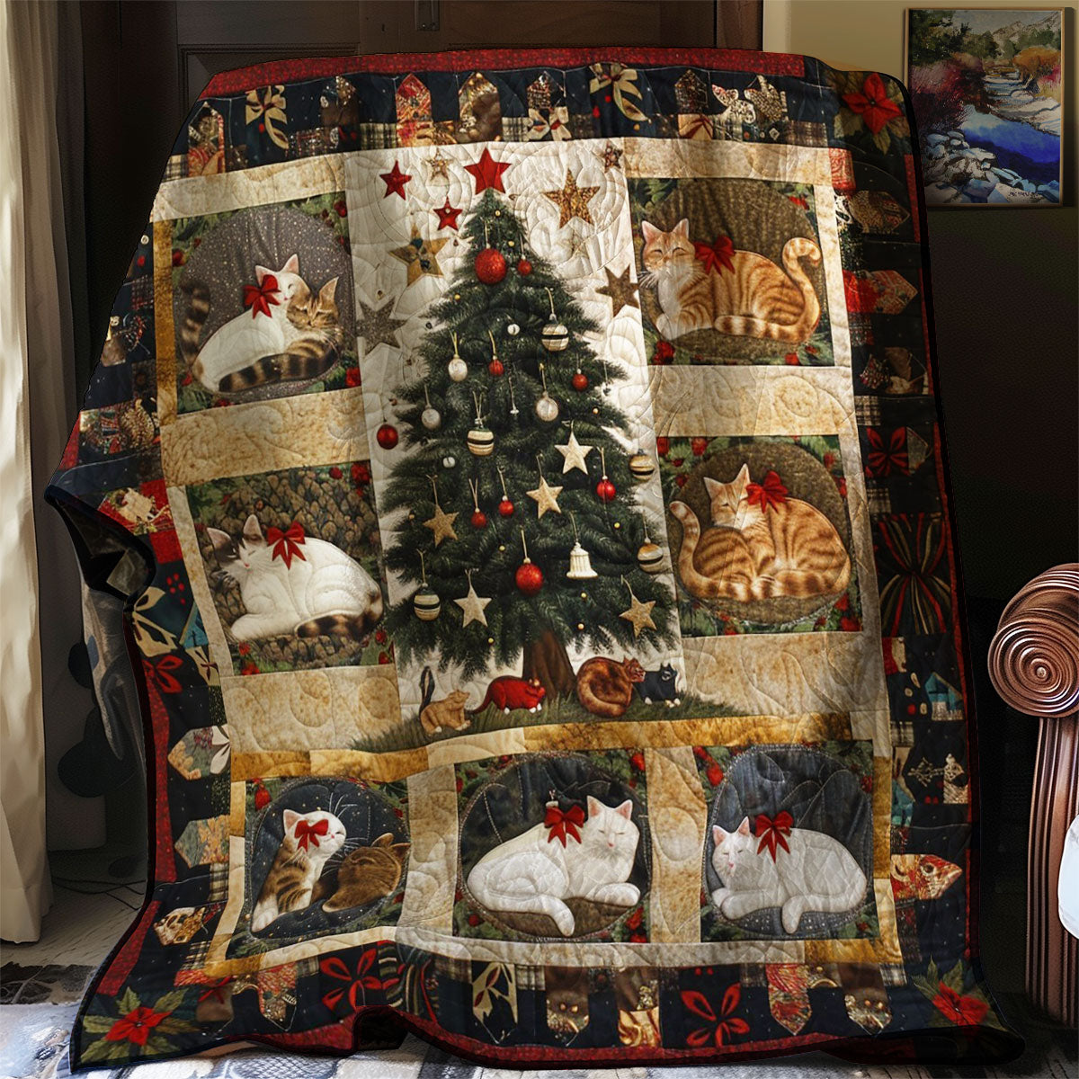 Under Christmas Tree WM1508019CL Quilt