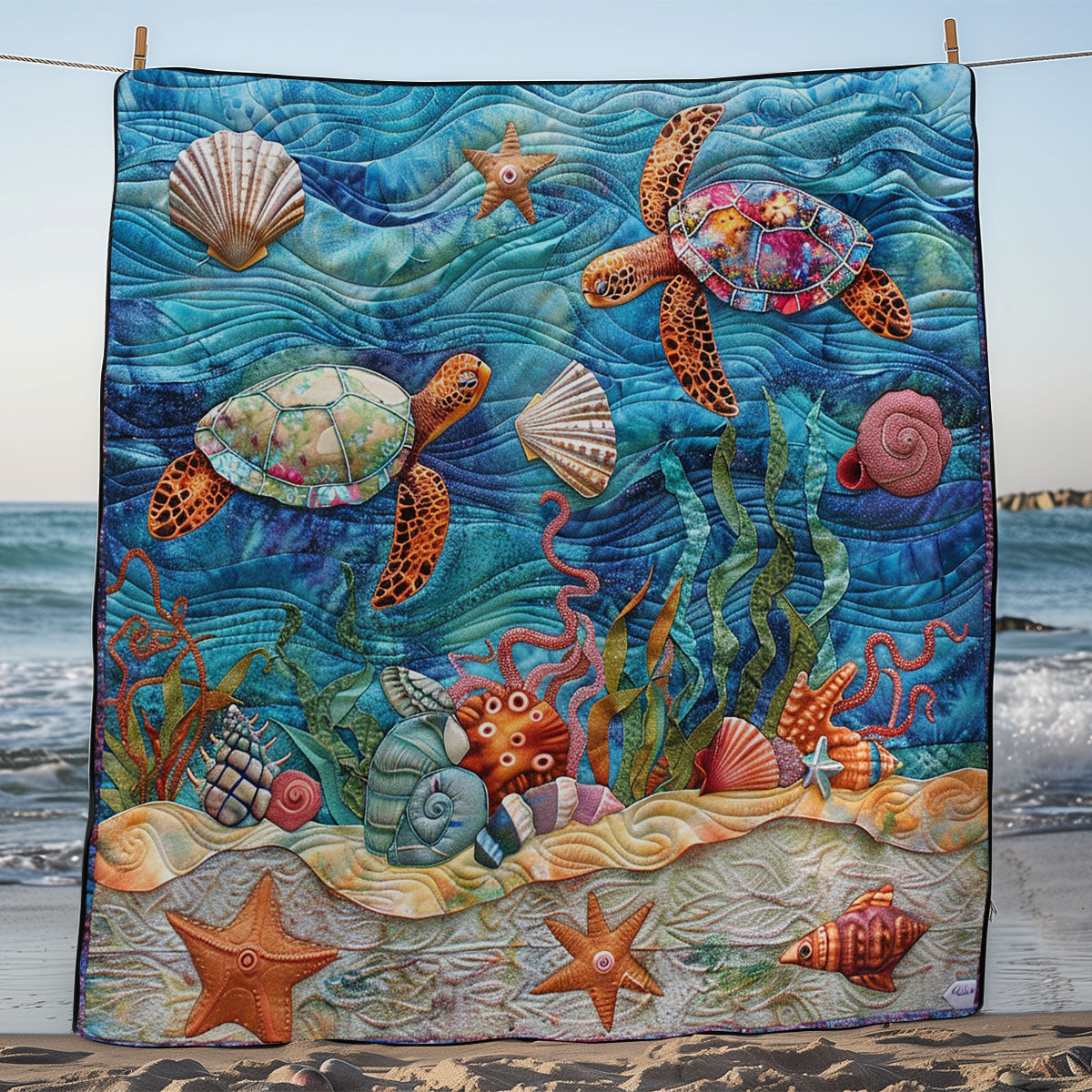 Under Sea Life WM2908034CL Quilt