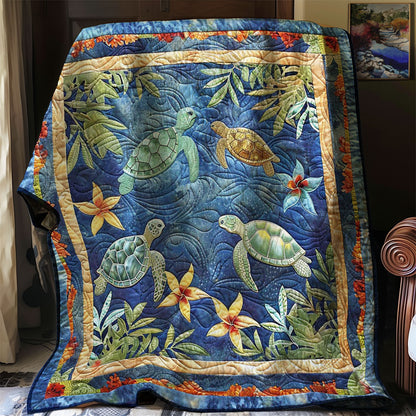 Undersea Turtle Haven WN0808069CL Quilt