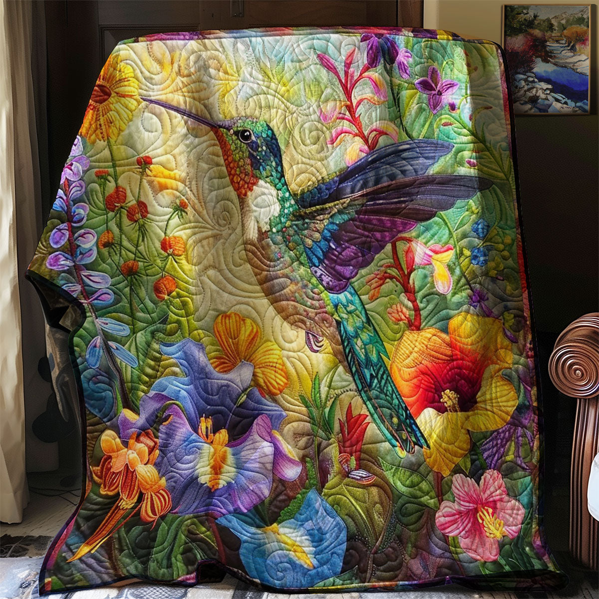 Vibrant Hummingbirds WM2308067CL Quilt