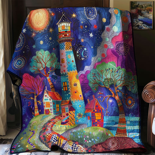 Vibrant Night And Tower WM0909003CL Quilt
