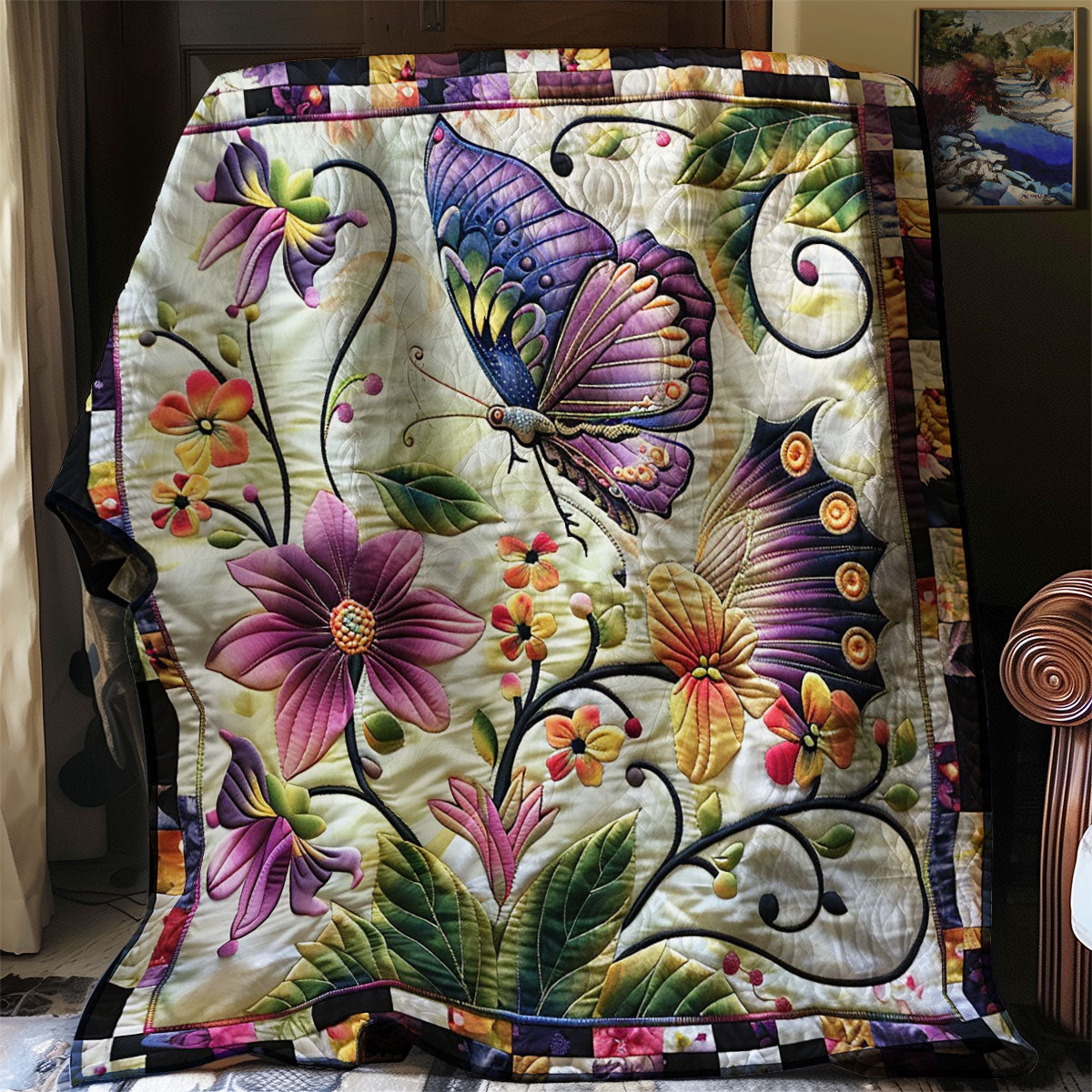 Vibrants Butterfly WM2808088CL Quilt