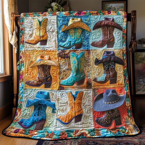 Vintage Cowboy Boots WN2108060CL Quilt