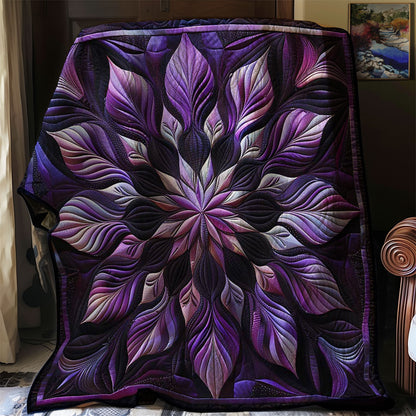 Violet Purple Flower WN1508103CL Quilt