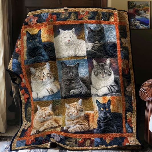 Warm Slumbers Cats WN1508088CL Quilt