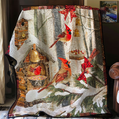 Warming Winter Cardinals WM2308007CL Quilt