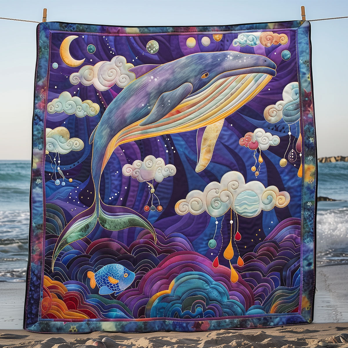 Whale Ocean SR2108001CL Quilt