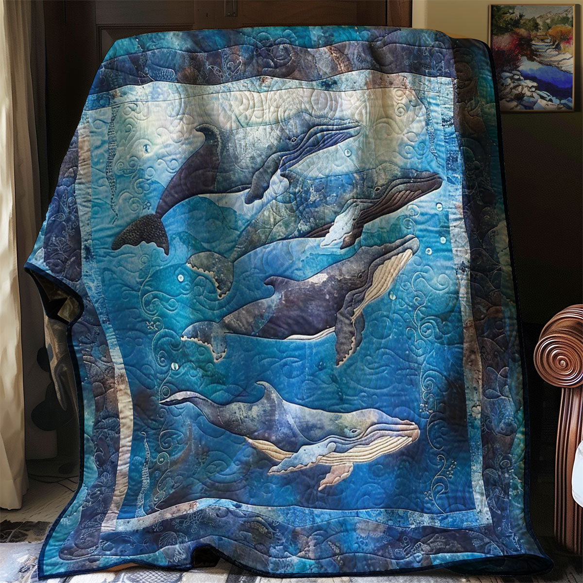 Whales' Haven WN1408003CL Quilt