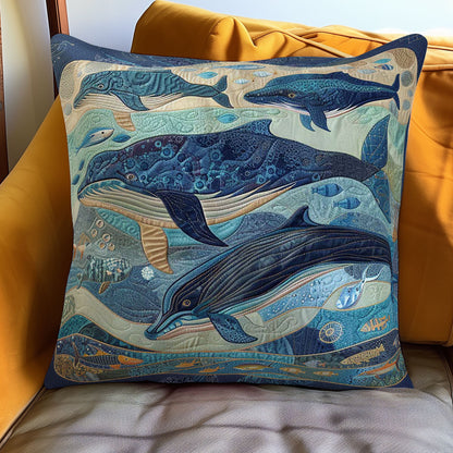 Whales' Odyssey WN1408006CL Quilt Pillow Case