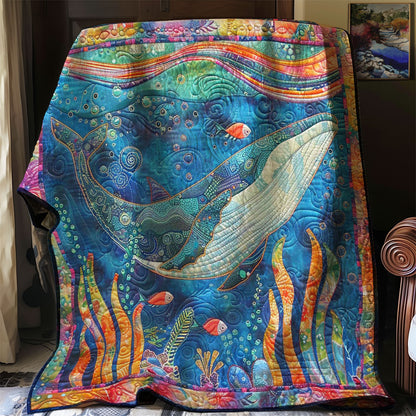 Whales' Wonders WN1408021CL Quilt