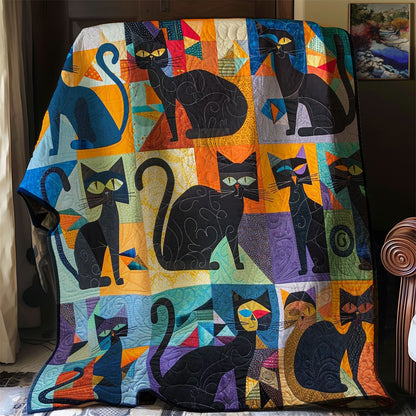 Whimsical Cats WM0508028CL Quilt