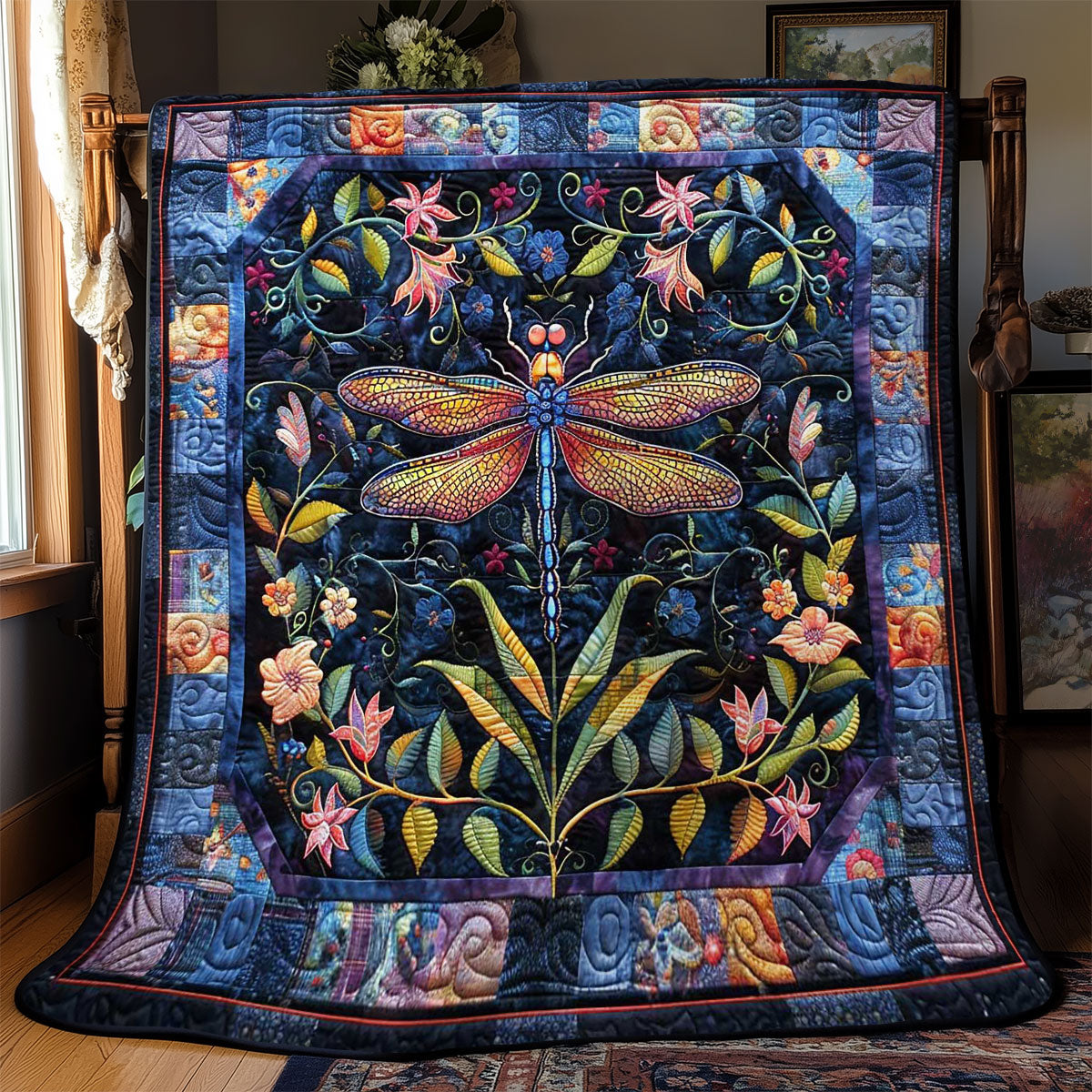 Whispering Dragonfly WN2808023CL Quilt