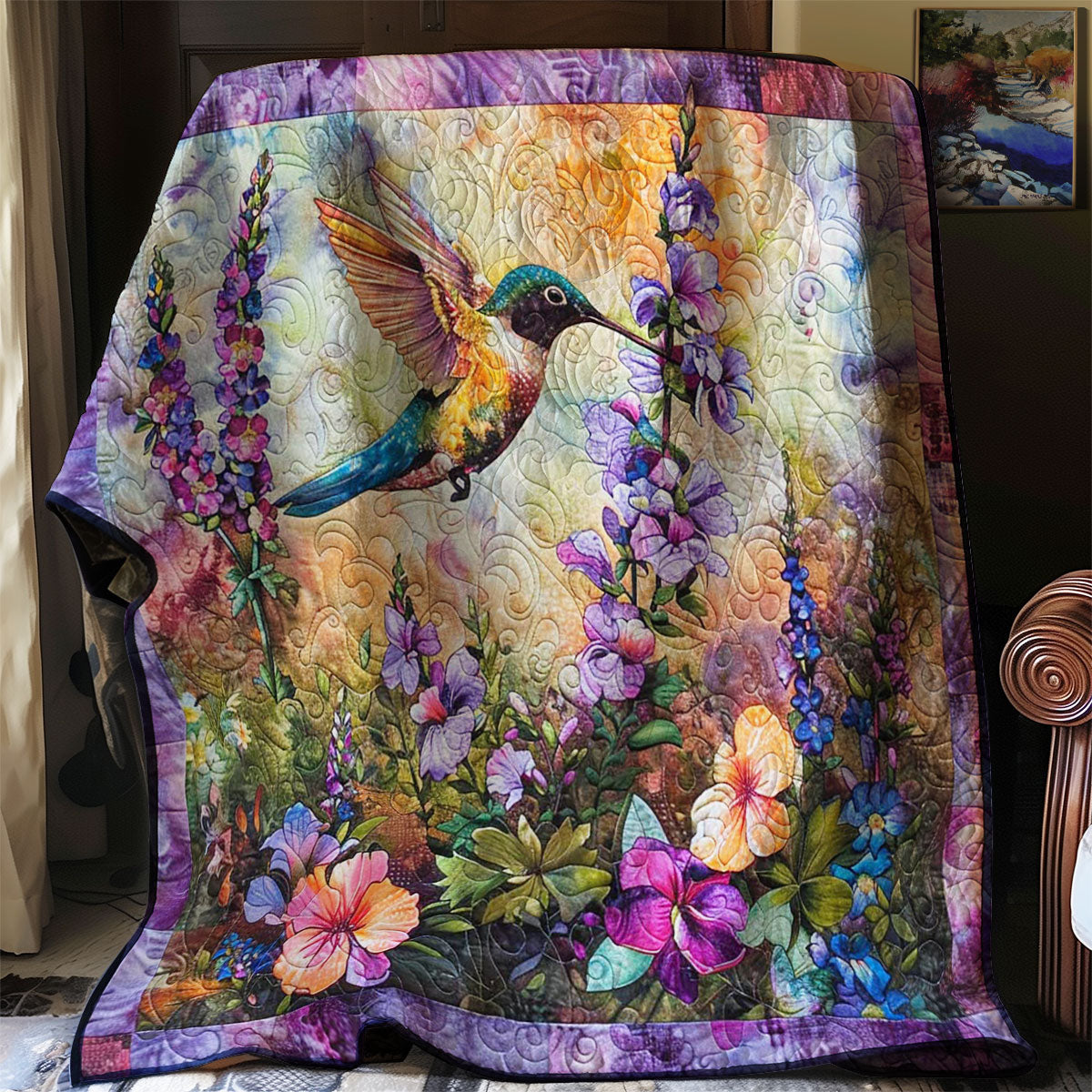 Whispering Hummingbird WN0908134CL Quilt