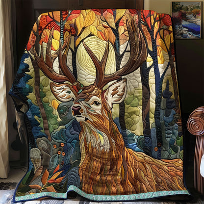 Whispering Woods Deer WN0909078CL Quilt