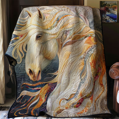 White Angle Horse WM1008031CL Quilt