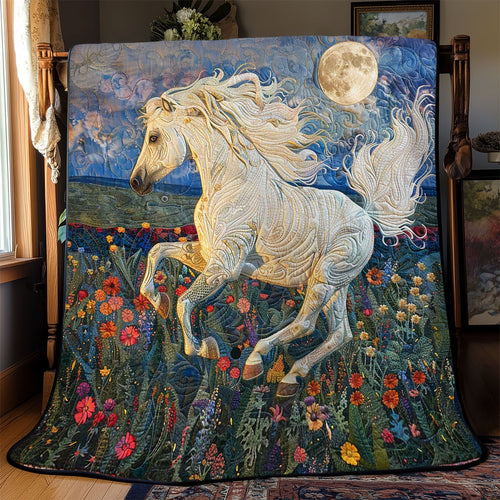 White Horse's Floral Meadow WN2408181CL Quilt