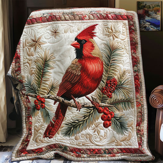 Winter Cardinal SR1408013CL Quilt