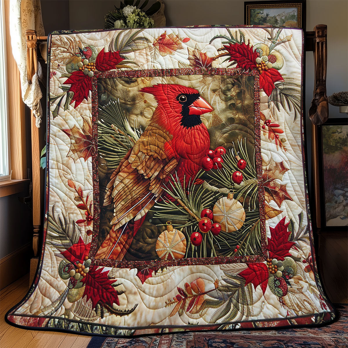 Winter Cardinal WN2208042CL Quilt