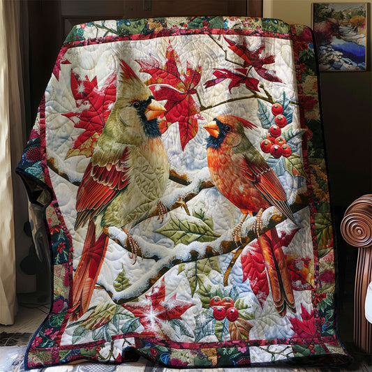 Winter Cardinals WM1308016CL Quilt