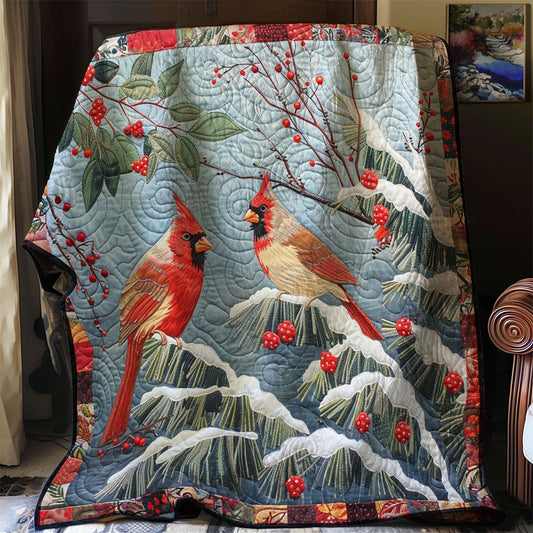 Winter Cardinals WM1508063CL Quilt