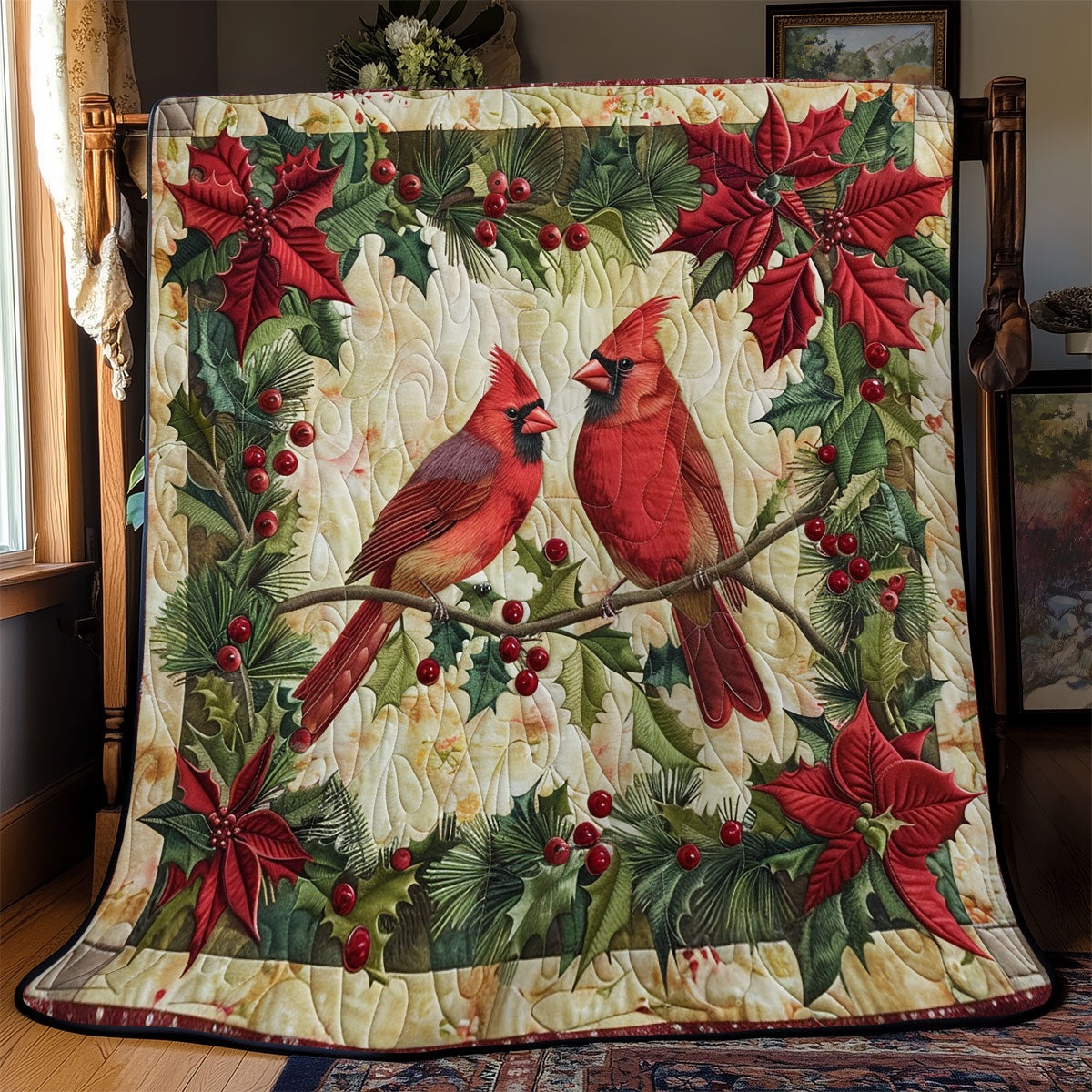 Winter Cardinals WN2208059CL Quilt