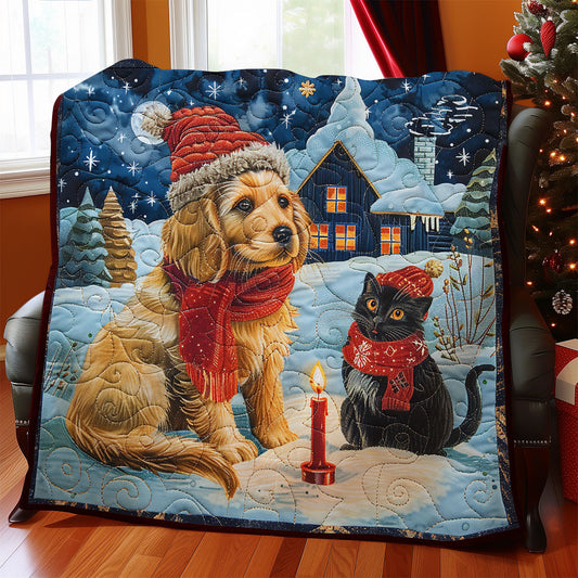 Winter Cat And Dog SR2008023CL Quilt