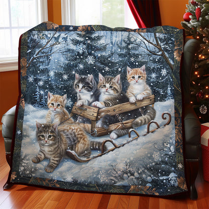 Winter Cat SR1908037CL Quilt