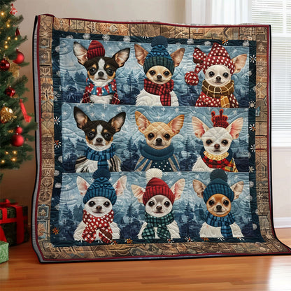 Winter Chihuahua SR1608014CL Quilt