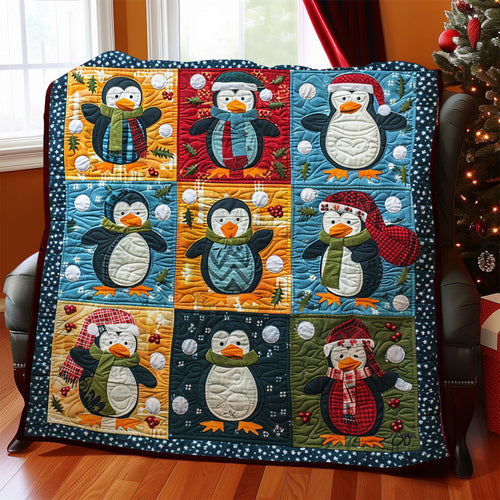 Winter Penguins SR1908021CL Quilt