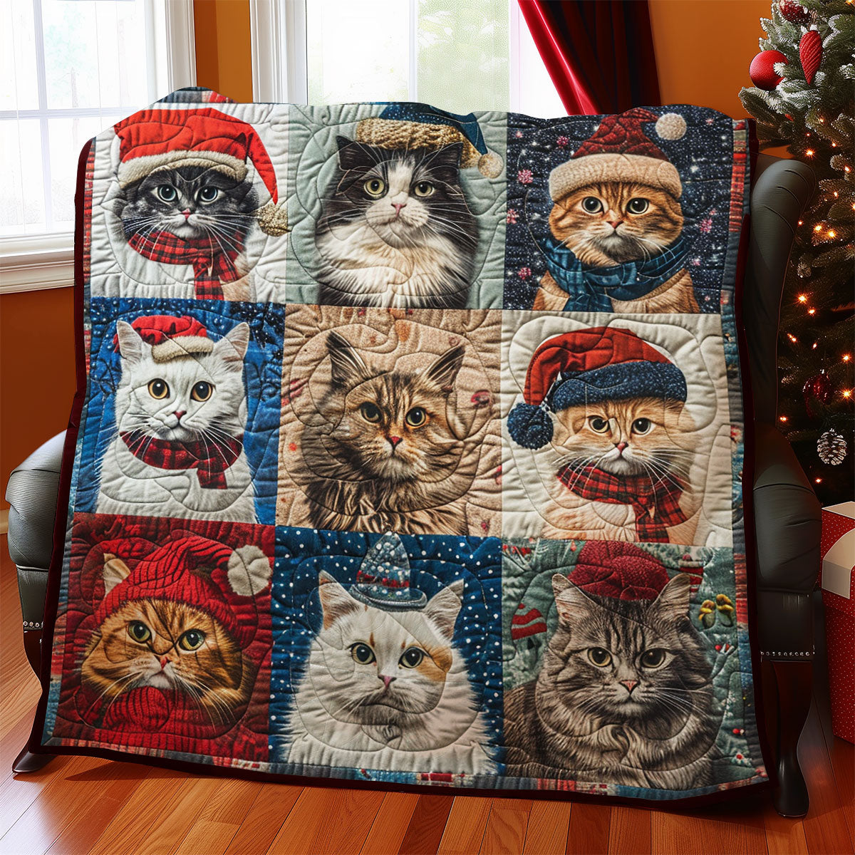 Winter Royal Cat SR1908053CL Quilt