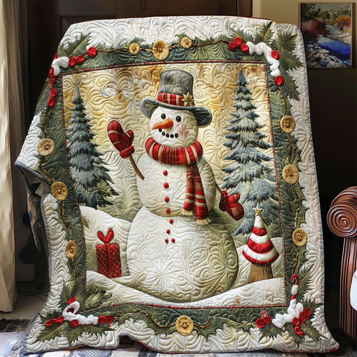 Winter Snowman SR1408022CL Quilt