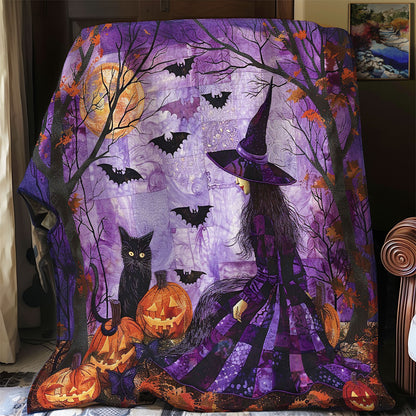 Witch Halloween Night WM0808007CL Quilt