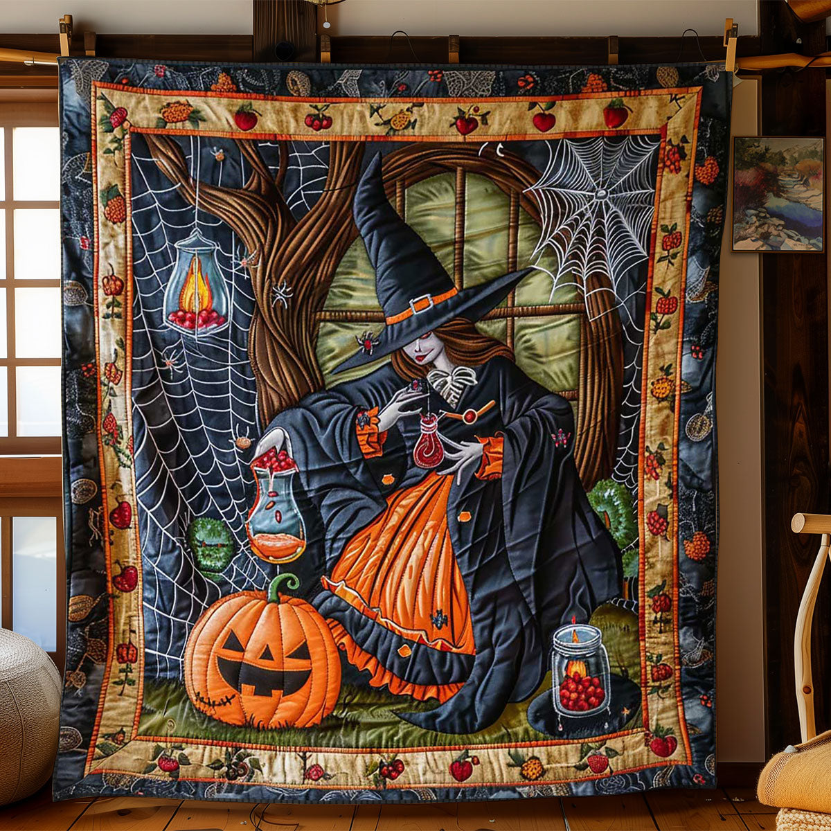 Witch’s Enchanted Elixirs WN2808111CL Quilt