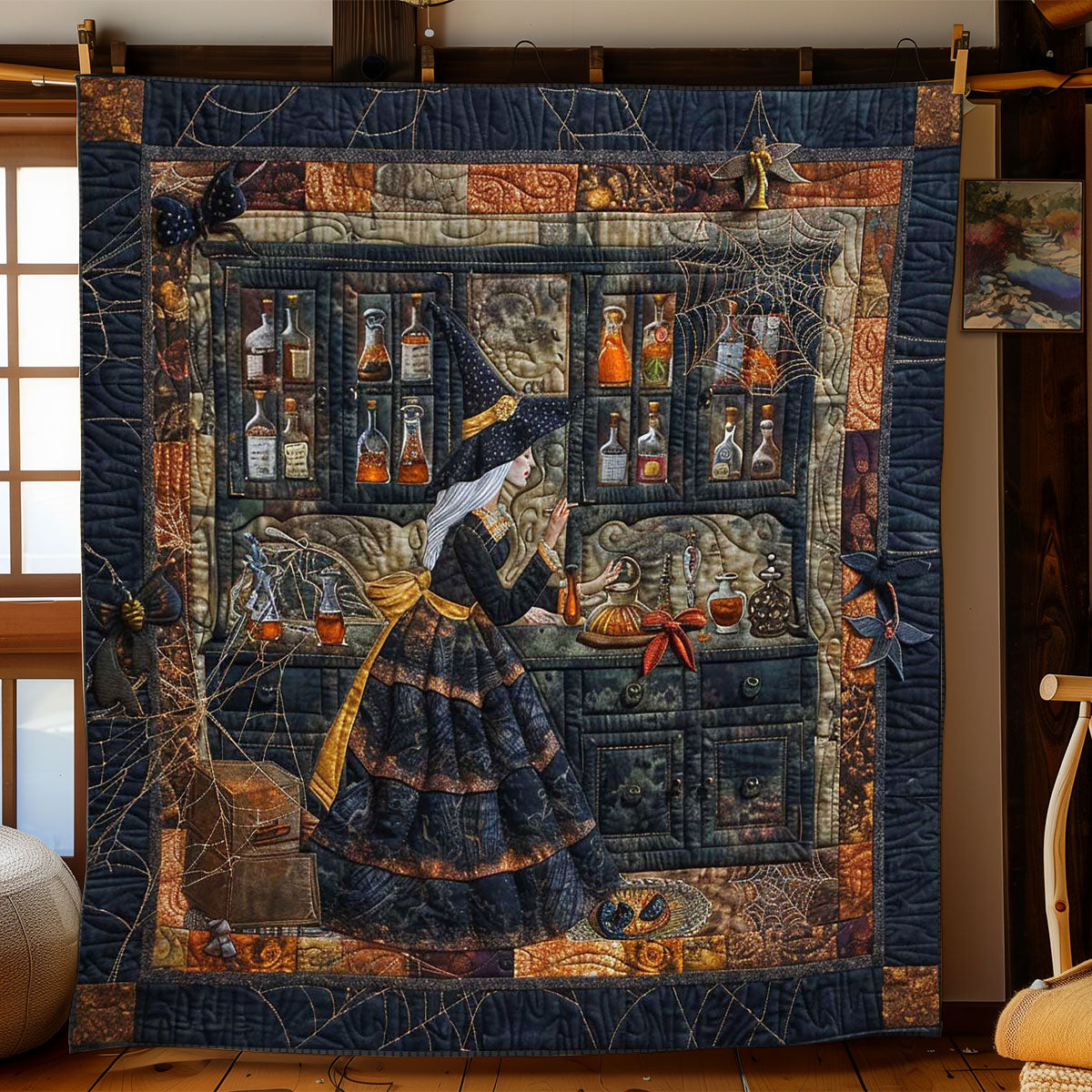 Witch’s Shadowy Spells WN2808113CL Quilt